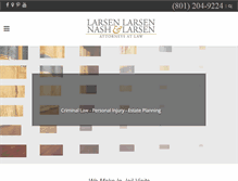 Tablet Screenshot of larsennash.com